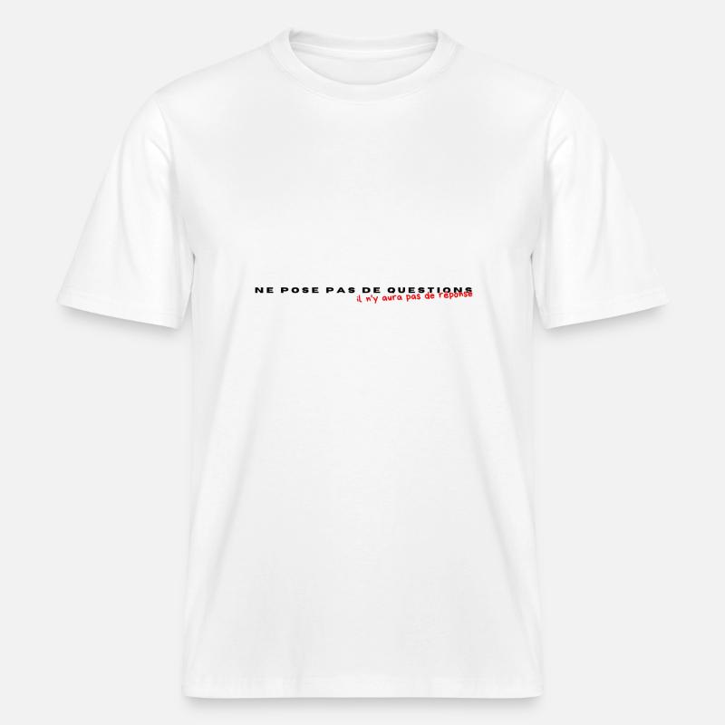 8A58F78B 9D47 4A6A 8141 A801CA2805B9 -  RELAXED FIT Unisex Organic T-Shirt - Weiß