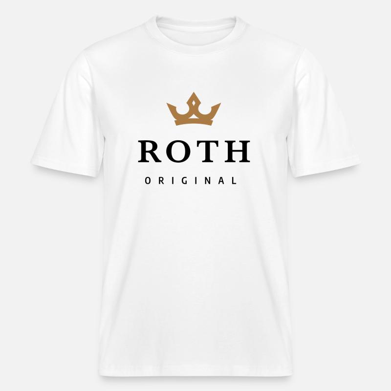 Roth -  T-shirt unisexe RELAXED FIT en coton bio - blanc