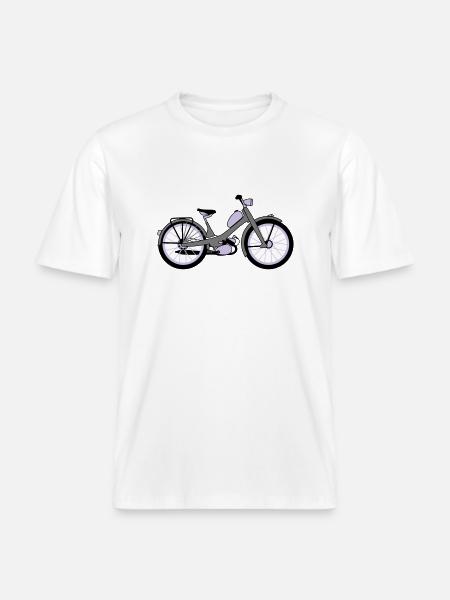 NSU Qickly -  RELAXED FIT Unisex Organic T-Shirt - Weiß