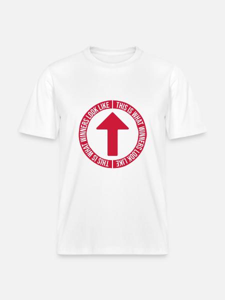What Winners Look Like -  RELAXED FIT Unisex Organic T-Shirt - white