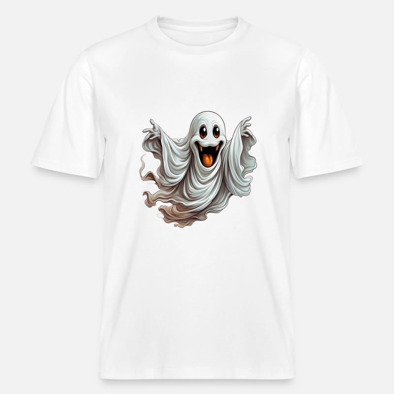 Geister, Übernatürliche Wesen oder Einbildung? -  RELAXED FIT Unisex Organic T-Shirt - Weiß