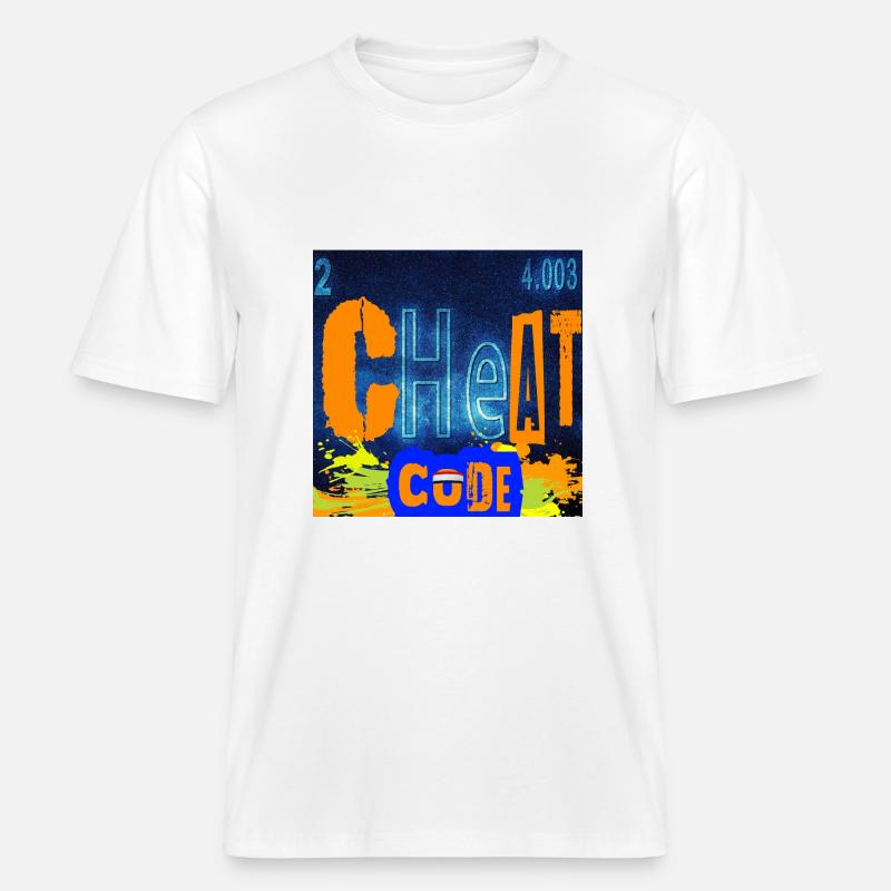 CHEATCODE-CHEMIE -  RELAXED FIT Unisex Organic T-Shirt - Weiß