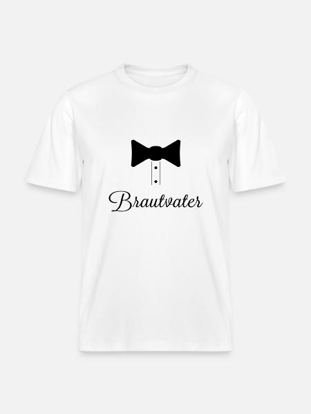 brautvater -  RELAXED FIT Unisex Organic T-Shirt - Weiß