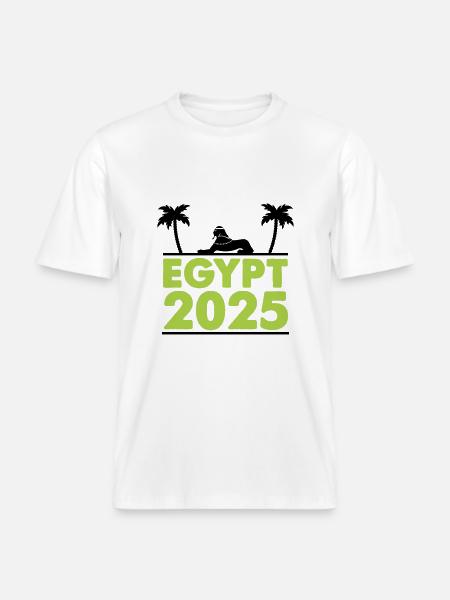 egypt 2025 - RELAXED FIT Unisex Organic T-Shirt - Weiß