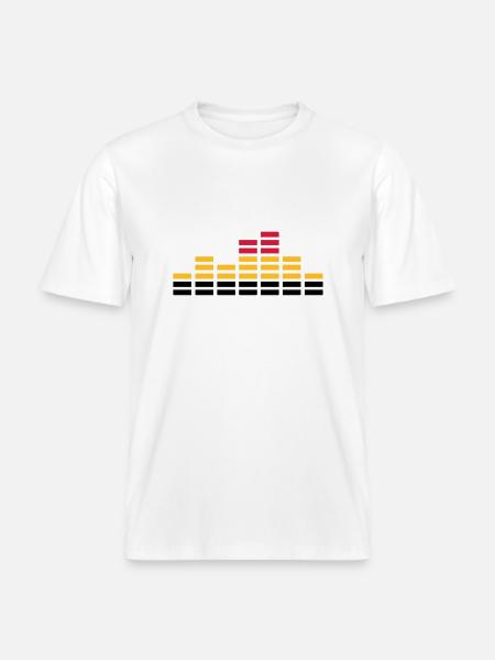 audio -  RELAXED FIT Unisex Organic T-Shirt - Weiß