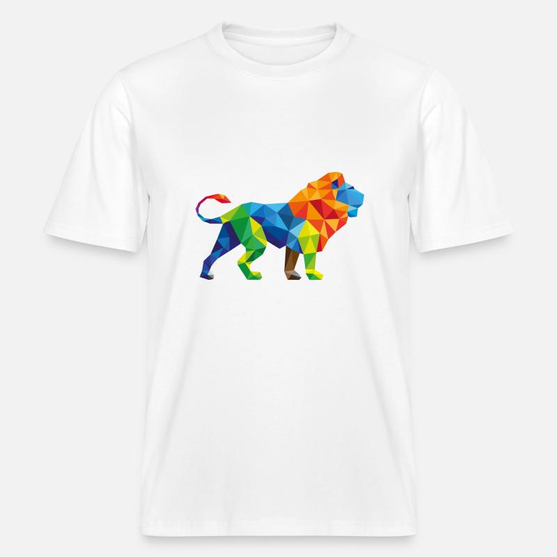 bunter Lowe -  T-shirt unisexe RELAXED FIT en coton bio - blanc
