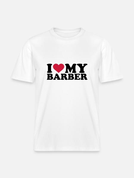 Barbier -  RELAXED FIT Unisex Organic T-Shirt - Weiß