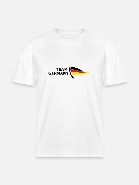 Team Germany -  RELAXED FIT Unisex Organic T-Shirt - white