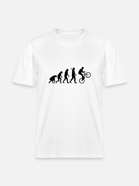 Radsport - RELAXED FIT Unisex Organic T-Shirt - Weiß
