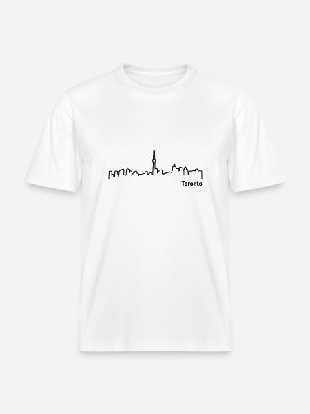 Toronto - RELAXED FIT Unisex Organic T-Shirt - white