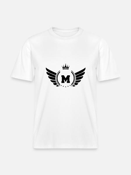 wappen M -  RELAXED FIT Unisex Organic T-Shirt - Weiß