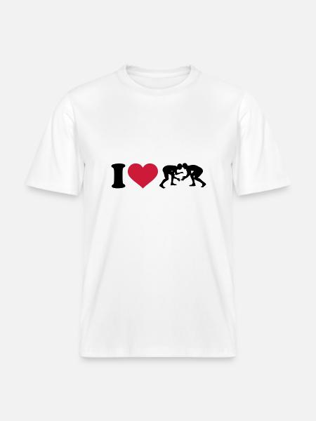 Ringen -  RELAXED FIT Unisex Organic T-Shirt - Weiß