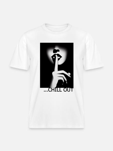 Se détendre -  T-shirt unisexe RELAXED FIT en coton bio - blanc