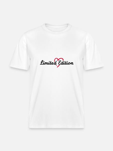 Limited Edition -  T-shirt unisexe RELAXED FIT en coton bio - blanc