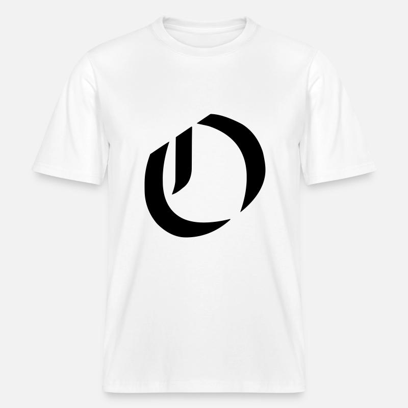 O -  T-shirt unisexe RELAXED FIT en coton bio - blanc