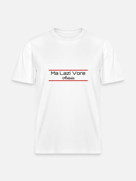 Artvin Lazca Lazisch -  RELAXED FIT Unisex Organic T-Shirt - Weiß