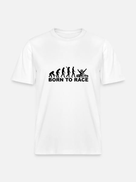 Kart -  RELAXED FIT Unisex Organic T-Shirt - Weiß