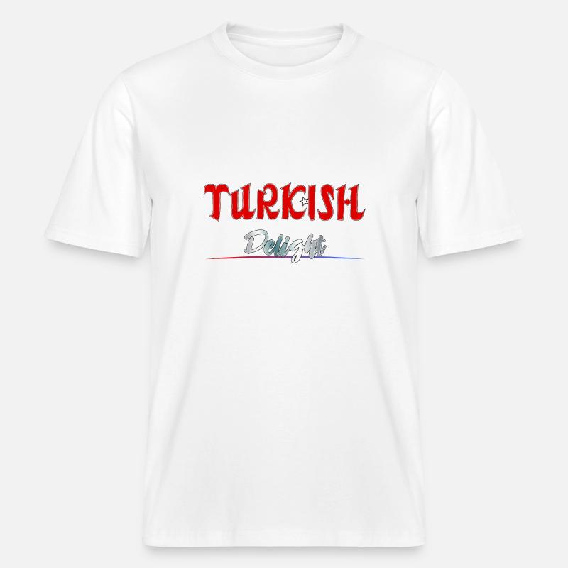 Turkish Delight -  RELAXED FIT Unisex Organic T-Shirt - white