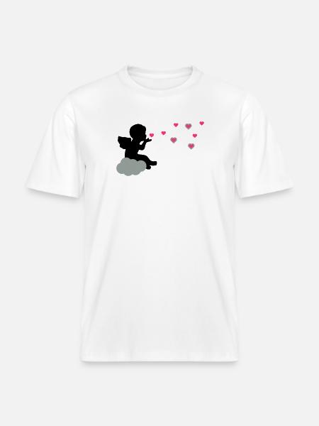 Cher ange -  T-shirt unisexe RELAXED FIT en coton bio - blanc