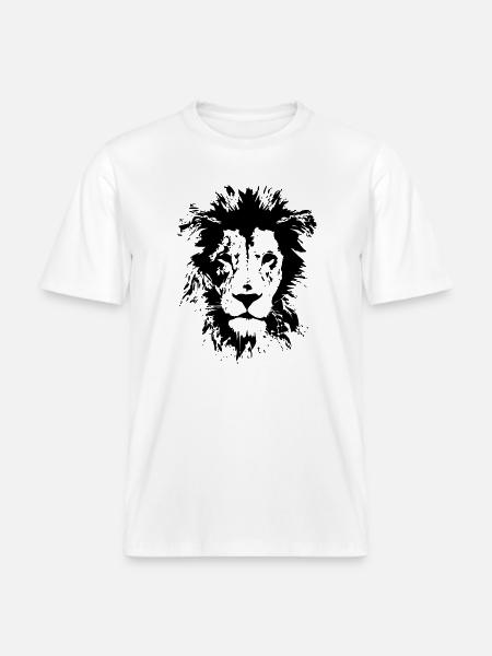 LÖWE - RELAXED FIT Unisex Organic T-Shirt - Weiß