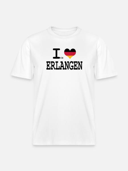 I love gain -  RELAXED FIT Unisex Organic T-Shirt - white