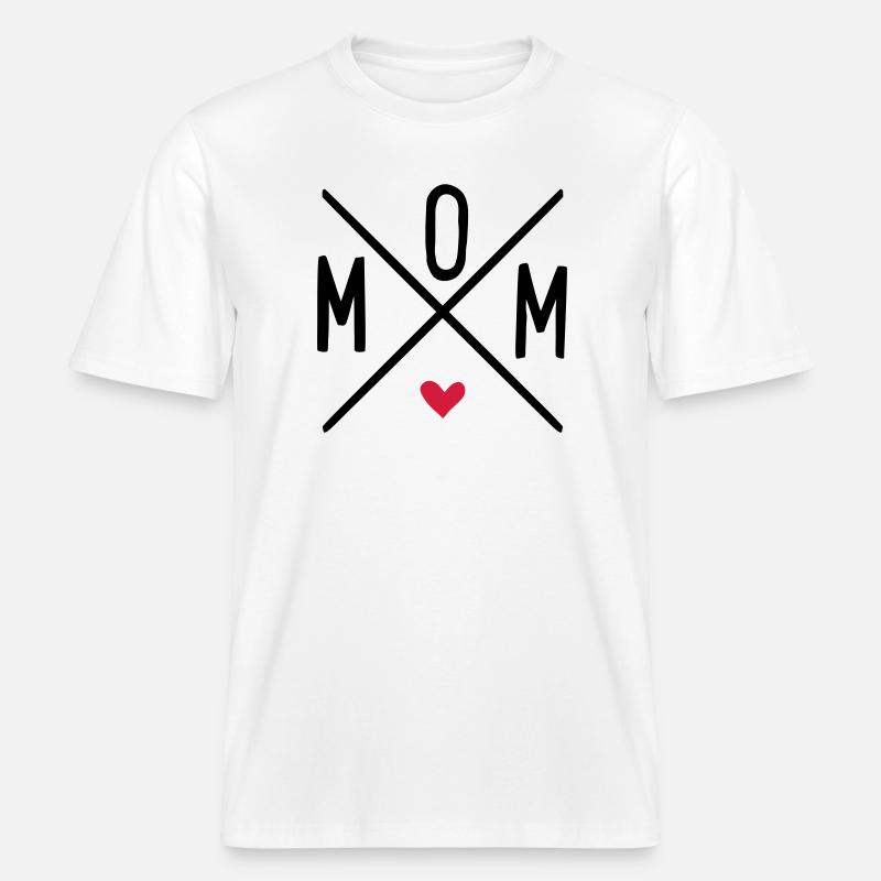 maman -  T-shirt unisexe RELAXED FIT en coton bio - blanc