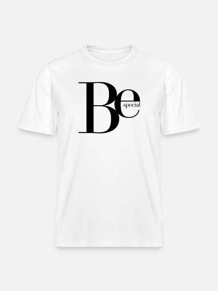 være speciel, især fantastisk stor LOL unik -  Økologisk unisex T-shirt RELAXED FIT - hvid