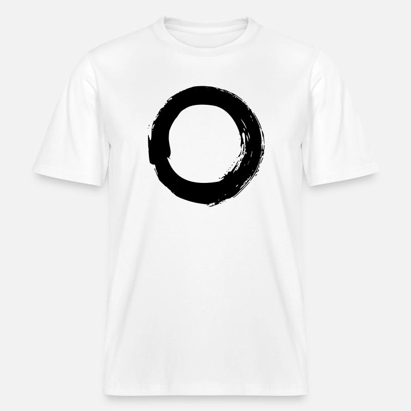 Enso -  RELAXED FIT Unisex Organic T-Shirt - Weiß