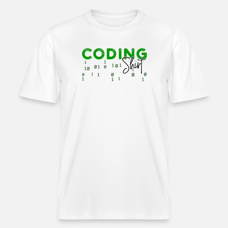 Coden Développeur Programmeur Développeur Web Dicton -  T-shirt unisexe RELAXED FIT en coton bio - blanc