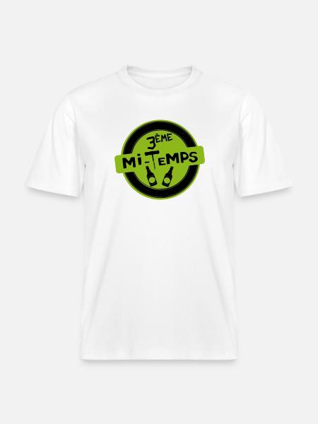 3rd Half -  RELAXED FIT Unisex Organic T-Shirt - white