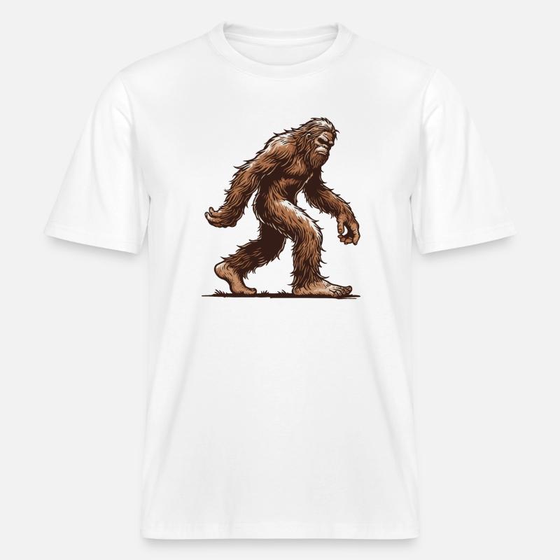 Sasquatch -  T-shirt unisexe RELAXED FIT en coton bio - blanc