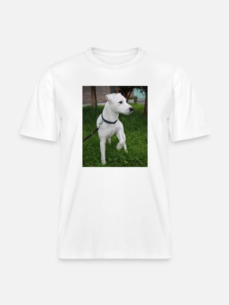 image00004 - T-shirt unisexe RELAXED FIT en coton bio - blanc