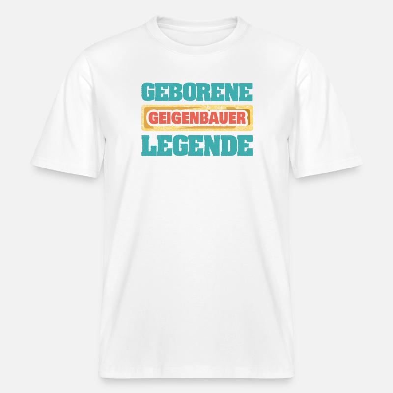 Profession : Luthier -  T-shirt unisexe RELAXED FIT en coton bio - blanc
