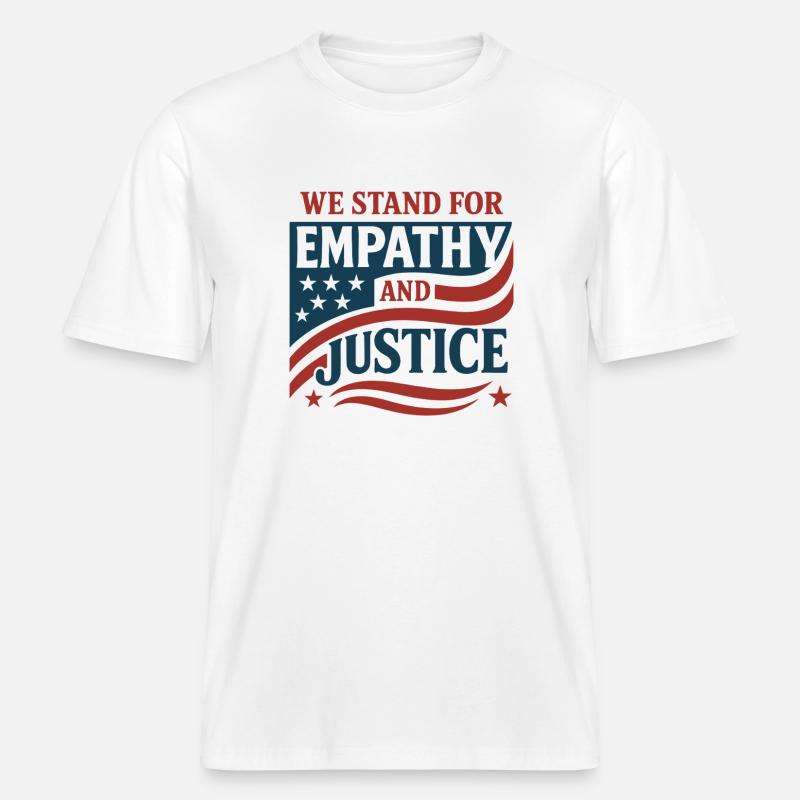 Forensic Nurse Practitioner Empathy & Justice -  RELAXED FIT Unisex Organic T-Shirt - Weiß