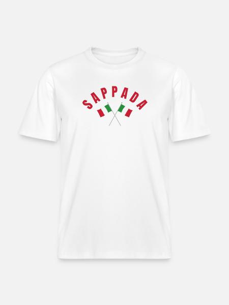 Sappada Italy  Flags  -  RELAXED FIT Unisex Organic T-Shirt - white