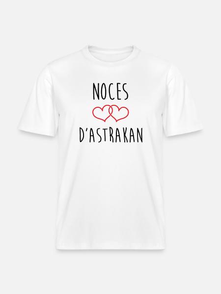Wedding Anniversary - Astrakhan Wedding (64 years) - RELAXED FIT Unisex Organic T-Shirt - white