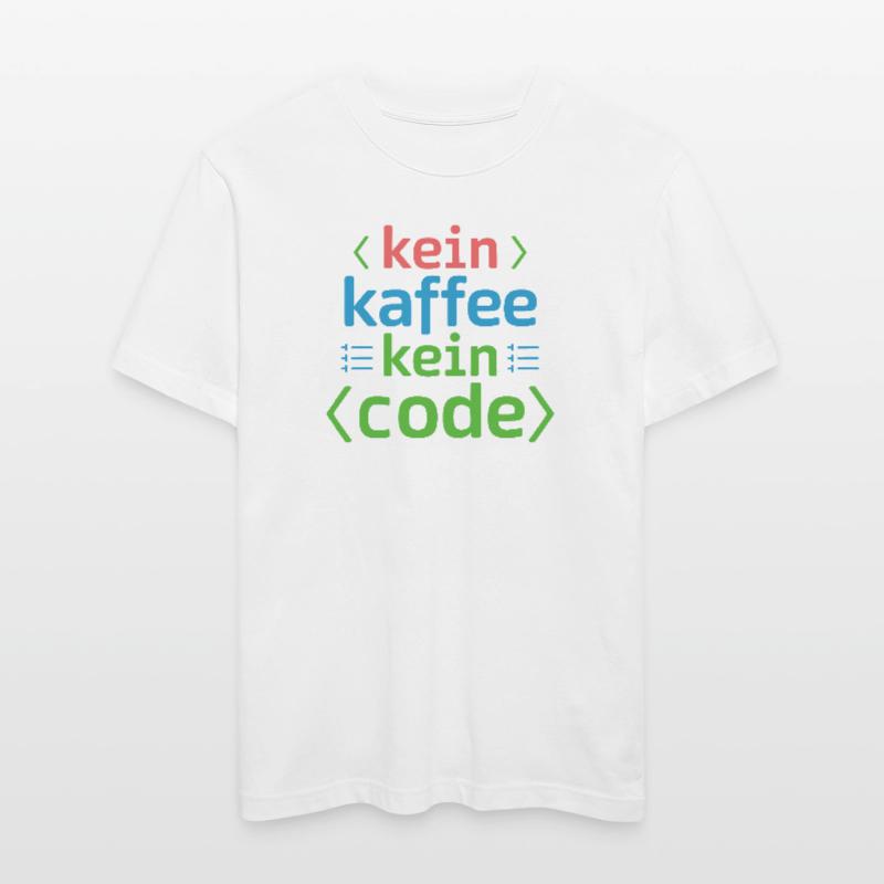 No Coffee No Code Programmeur Informaticien  T-shirt unisexe RELAXED FIT en coton bio