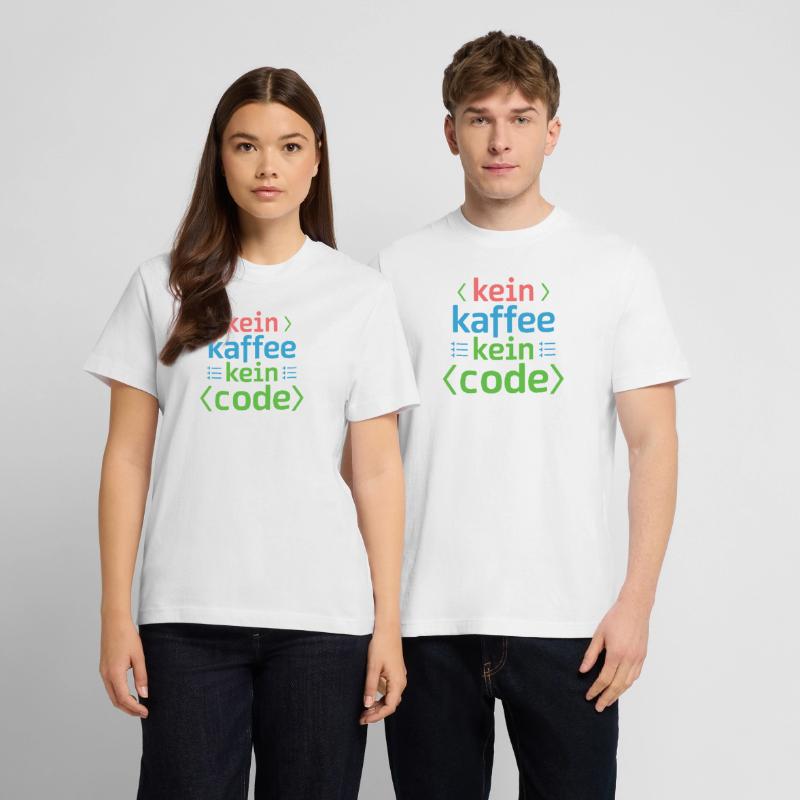 Kein Kaffee Kein Code Programmierer Informatiker  RELAXED FIT Unisex Organic T-Shirt