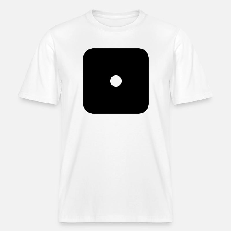 Dit -  T-shirt unisexe RELAXED FIT en coton bio - blanc