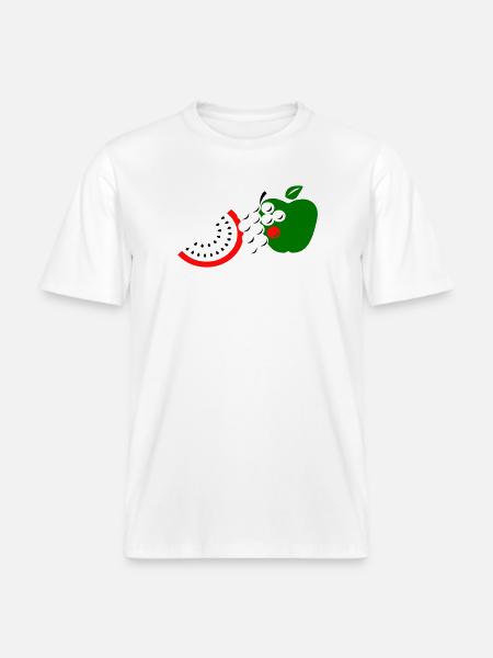 Fruit - T-shirt unisexe RELAXED FIT en coton bio - blanc