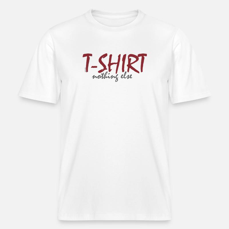T‑Shirt nothing else - RELAXED FIT Unisex Organic T-Shirt - Weiß