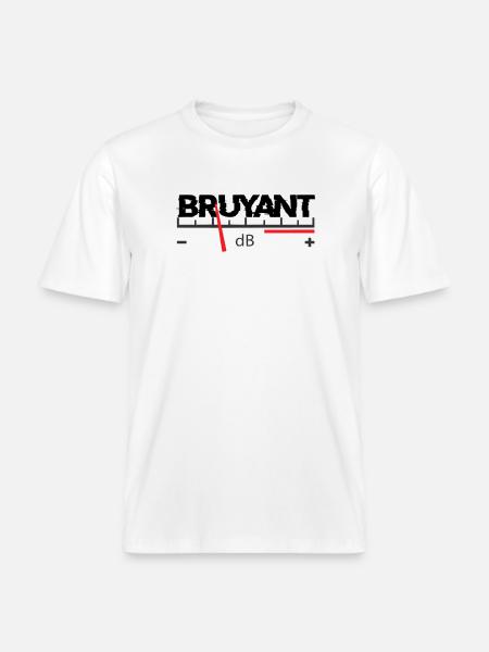 Bruyant - T-shirt unisexe RELAXED FIT en coton bio - blanc