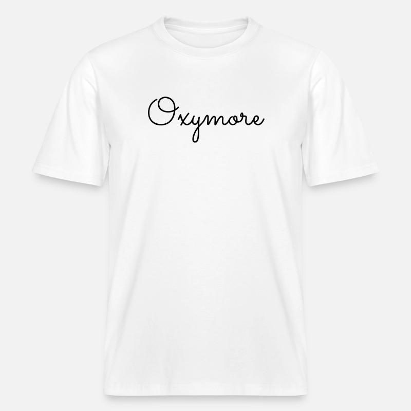 Oxymore -  T-shirt unisexe RELAXED FIT en coton bio - blanc