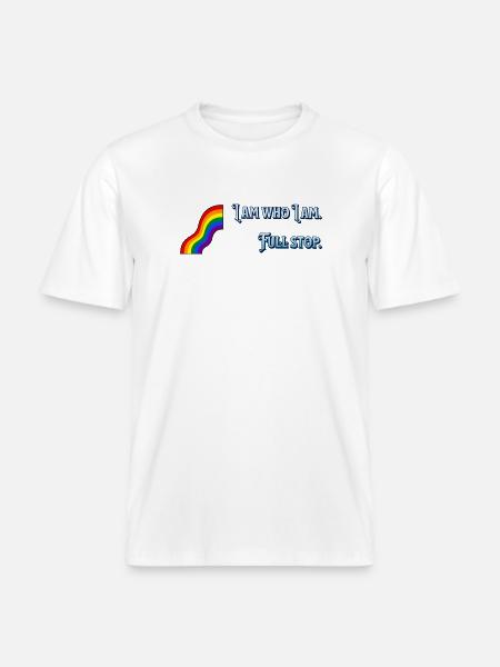 I am what I am - RELAXED FIT Unisex Organic T-Shirt - white