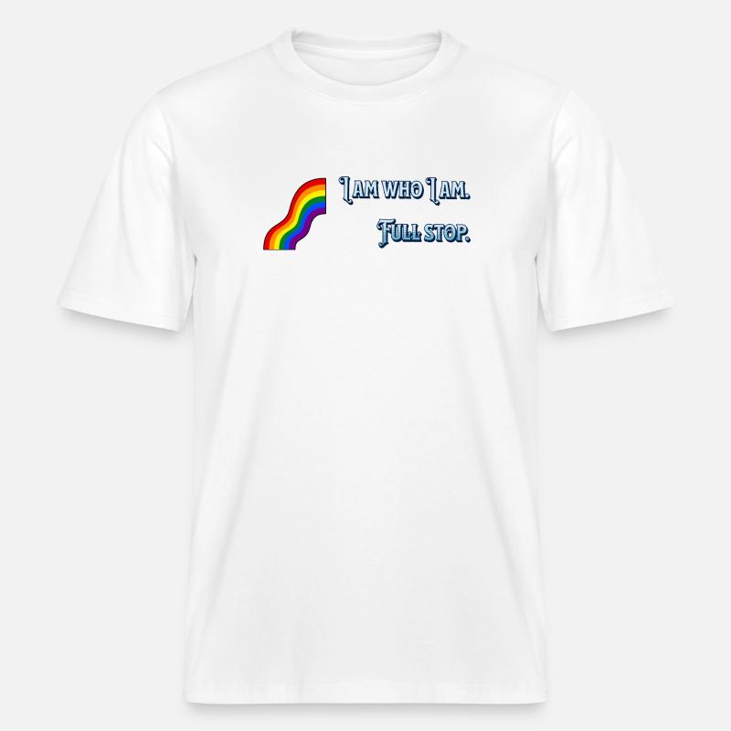 Ich bin, was ich bin -  RELAXED FIT Unisex Organic T-Shirt - Weiß