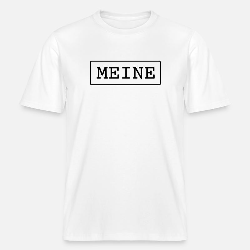 Meine Eigentum Besitz Geschenk -  RELAXED FIT Unisex Organic T-Shirt - Weiß