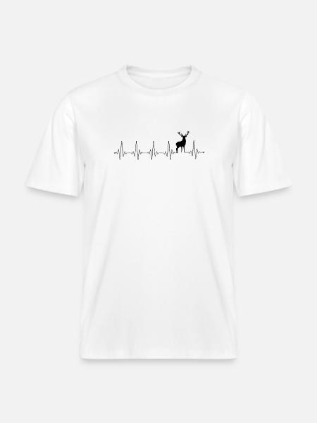 Please Upload Design Image - RELAXED FIT Unisex Organic T-Shirt - white