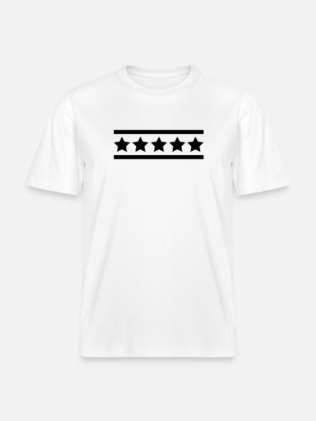 sterne_symbol - RELAXED FIT Unisex Organic T-Shirt - white