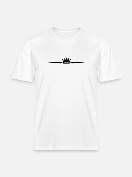 Crown Majesty -  RELAXED FIT Unisex Organic T-Shirt - white