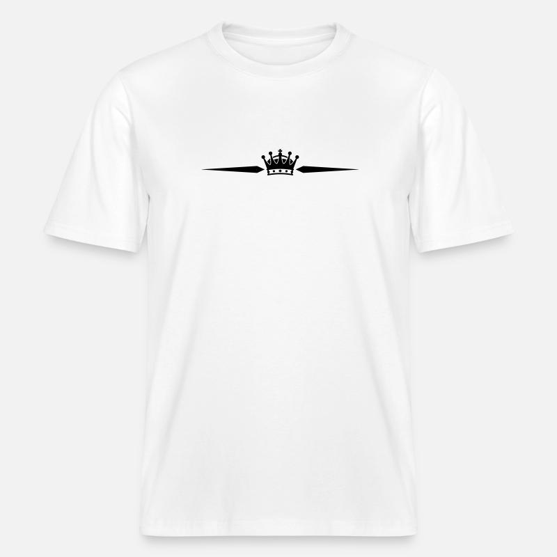 Majesté Héritière -  T-shirt unisexe RELAXED FIT en coton bio - blanc